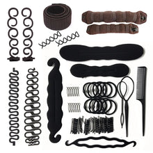 Load image into Gallery viewer, Magic Donut Hair Bun Maker Women Hair Accessories Braiding Hair Styling Tools DIY Hairstyle Braider Twist Hair Clips Hairpins