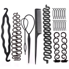 Load image into Gallery viewer, Magic Donut Hair Bun Maker Women Hair Accessories Braiding Hair Styling Tools DIY Hairstyle Braider Twist Hair Clips Hairpins