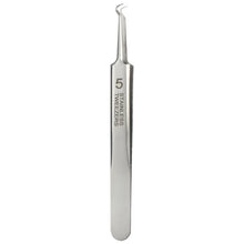 Load image into Gallery viewer, 1Pcs Eyelashes Tweezers Stainless Steel superhard  High Precision Anti-static tweezers for Eyelash Extensions Lashes tools