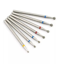 Load image into Gallery viewer, 7pcs/Set Diamond Nail Drill Bit Rotery Electric Milling Cutters For Pedicure Manicure Files Cuticle Burr Nail Tools Accessories