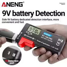 Small battery tester For AAA, AA, C, D Plus 9 Volt Batteries