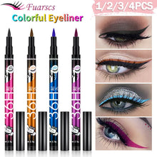 Load image into Gallery viewer, Black Liquid Eyeliner Waterproof Eyeliner Pencil 36H Long-Lasting Liquid Eye Liner Pen Quick-Dry No Blooming Cosmetics Tool