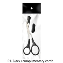 Load image into Gallery viewer, Eyebrow Trimmer Scissor Beauty Products for Women Eyebrow Scissors with Comb Eyebrow Shaver Makeup Tools Beauty Scissors