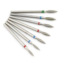 Load image into Gallery viewer, 7pcs/Set Diamond Nail Drill Bit Rotery Electric Milling Cutters For Pedicure Manicure Files Cuticle Burr Nail Tools Accessories