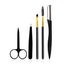 Load image into Gallery viewer, YBLNTEK 5/8PCS Eyebrow Trimmer Eyebrow Razor Kit Eyebrow Scissors Eyebrow Comb Razor for Face Tweezers Eyelash Eyelash Brush
