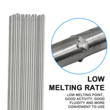 Load image into Gallery viewer, Low Temperature Easy Melt Aluminum Universal Welding Rod Cored Wire Rod Solder No Need Solder Powder Weld Bar for Propane Torch