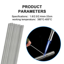 Load image into Gallery viewer, Low Temperature Easy Melt Aluminum Universal Welding Rod Cored Wire Rod Solder No Need Solder Powder Weld Bar for Propane Torch