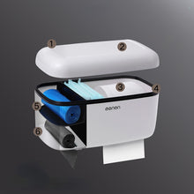Load image into Gallery viewer, Paper Towel Dispenser Toilet Paper Holder Waterproof Tissue Box Wall Mount Storage Shelf Rack Paper Storage Box Bathroom Product