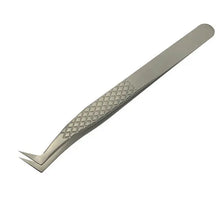 Load image into Gallery viewer, 1Pcs Eyelashes Tweezers Stainless Steel superhard  High Precision Anti-static tweezers for Eyelash Extensions Lashes tools