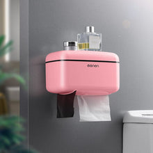 Load image into Gallery viewer, Paper Towel Dispenser Toilet Paper Holder Waterproof Tissue Box Wall Mount Storage Shelf Rack Paper Storage Box Bathroom Product