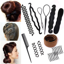 Load image into Gallery viewer, Magic Donut Hair Bun Maker Women Hair Accessories Braiding Hair Styling Tools DIY Hairstyle Braider Twist Hair Clips Hairpins