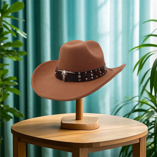 Vintage Style Wide Brim Fedora Hat with Leather Band and Feather Detail for Men and Women - Classic Wool Felt Jazz Cap for