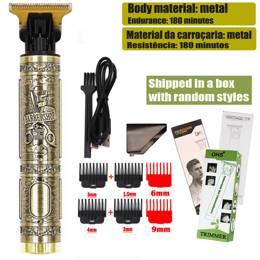 Tondeuse Dragon Vintage T9 Cordless Professional Hair Clippers Electric Trimmers For Men Clipper hair cutting machine Shaver