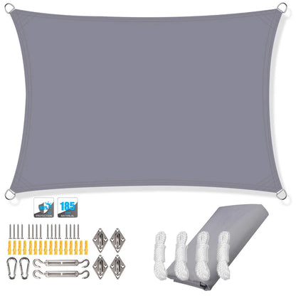 Waterproof Sun Shade Sail Canopy Rectangle UV Block Sun Shelter For Outdoor Garden Patio Backyard Terraza Awning Privacy Screen