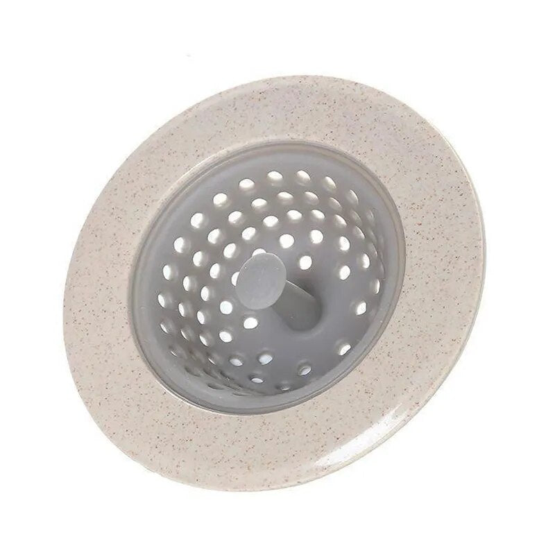 1PC Silicone Sink Filter Strainer Waste Plug Collector Bathroom Hair Stopper Floor Drain Home Kitchen Sewer Leak Net Colanders