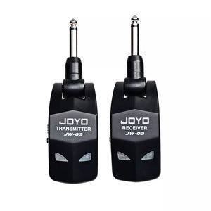 JOYO JW-03 Wireless Guitar System 2.4GHz 4 Channels Wireless Guitar Transmitter and Receiver for Electric Guitar Bass Amplifier