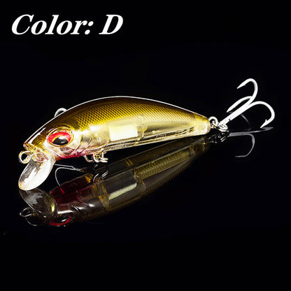 1Pcs 3D Eyes Luminous Minnow Fishing Lures 7cm 11.5g Jig Sinking  Wobblers Hard Bait Artificial Crankbait Night Fishing Pesca