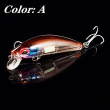 Load image into Gallery viewer, 1Pcs 3D Eyes Luminous Minnow Fishing Lures 7cm 11.5g Jig Sinking  Wobblers Hard Bait Artificial Crankbait Night Fishing Pesca
