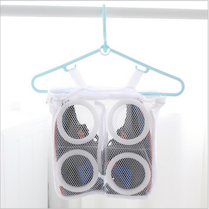 2PCS/1PC Laundry Bag Shoes Organizer Bag For Shoe Mesh Laundry Shoes Bags Dry Shoe Home Organizer Portable Laundry Washing Bags