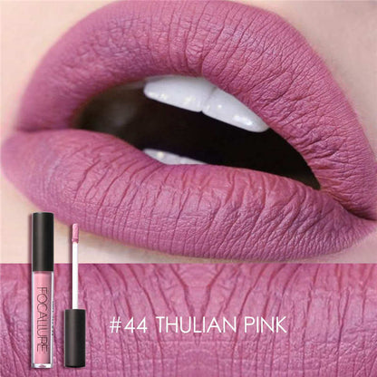 FOCALLURE Matte Liquid Lipstick Waterproof Moisturizer Smooth Lip Stick Long-lasting Lip Tint Cosmetic Lip Makeup