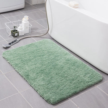 Mircrofiber Bath Mat Super Absorbent Bathroom Carpets Rugs Bathtub Floor Mat Doormat For Shower Room Toilet Bathroom Mat 4 Size