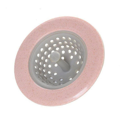 1PC Silicone Sink Filter Strainer Waste Plug Collector Bathroom Hair Stopper Floor Drain Home Kitchen Sewer Leak Net Colanders