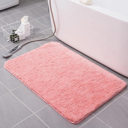 Mircrofiber Bath Mat Super Absorbent Bathroom Carpets Rugs Bathtub Floor Mat Doormat For Shower Room Toilet Bathroom Mat 4 Size