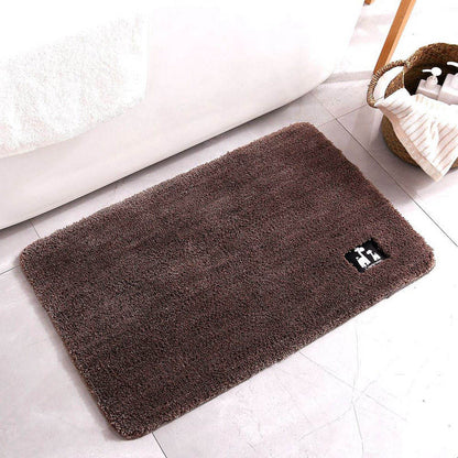 Mircrofiber Bath Mat Super Absorbent Bathroom Carpets Rugs Bathtub Floor Mat Doormat For Shower Room Toilet Bathroom Mat 4 Size