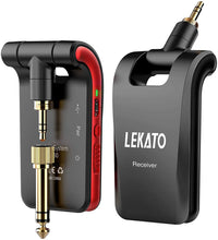 Load image into Gallery viewer, Lekato Wireless Guitar Transmitter Ws-60 Guitar Wireless Receiver 2.4Ghz Electric Musical Instruments 2 In 1 Plugs 6 Channels
