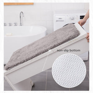 Mircrofiber Bath Mat Super Absorbent Bathroom Carpets Rugs Bathtub Floor Mat Doormat For Shower Room Toilet Bathroom Mat 4 Size