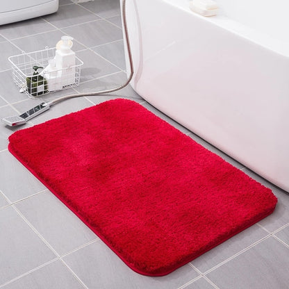 Mircrofiber Bath Mat Super Absorbent Bathroom Carpets Rugs Bathtub Floor Mat Doormat For Shower Room Toilet Bathroom Mat 4 Size