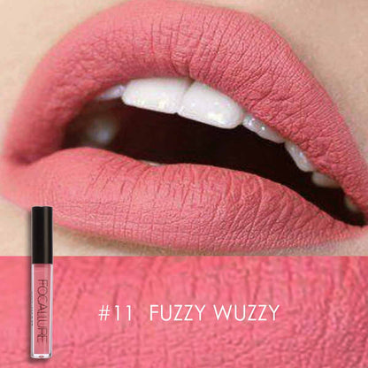 FOCALLURE Matte Liquid Lipstick Waterproof Moisturizer Smooth Lip Stick Long-lasting Lip Tint Cosmetic Lip Makeup