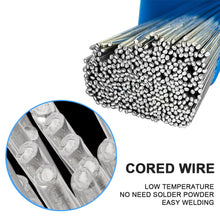 Load image into Gallery viewer, Low Temperature Easy Melt Aluminum Universal Welding Rod Cored Wire Rod Solder No Need Solder Powder Weld Bar for Propane Torch
