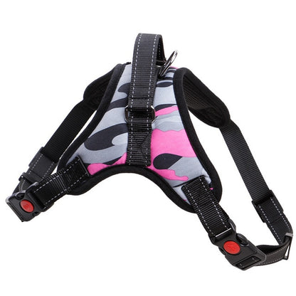 Nylon Heavy Duty Dog Pet Harness Collar Adjustable Padded Extra Large Medium Small Dog Harnesses Vest Husky Big Dogs Products