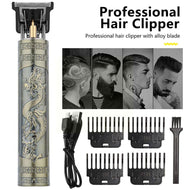 2023 New Vintage T9 Electric Cordless Hair Cutting Machine Professional Hair Barber Trimmer For Men Clipper Shaver Beard Lighter