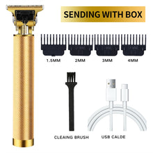 Load image into Gallery viewer, 2023 New Vintage T9 Electric Cordless Hair Cutting Machine Professional Hair Barber Trimmer For Men Clipper Shaver Beard Lighter

