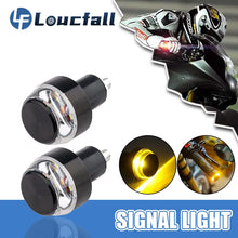Load image into Gallery viewer, 12V CNC Turn Signals Motorcycle LED Handle Blinker for 22mm Handlebar Signal Light Flashing Handle Bar Motorcycle Accessories

