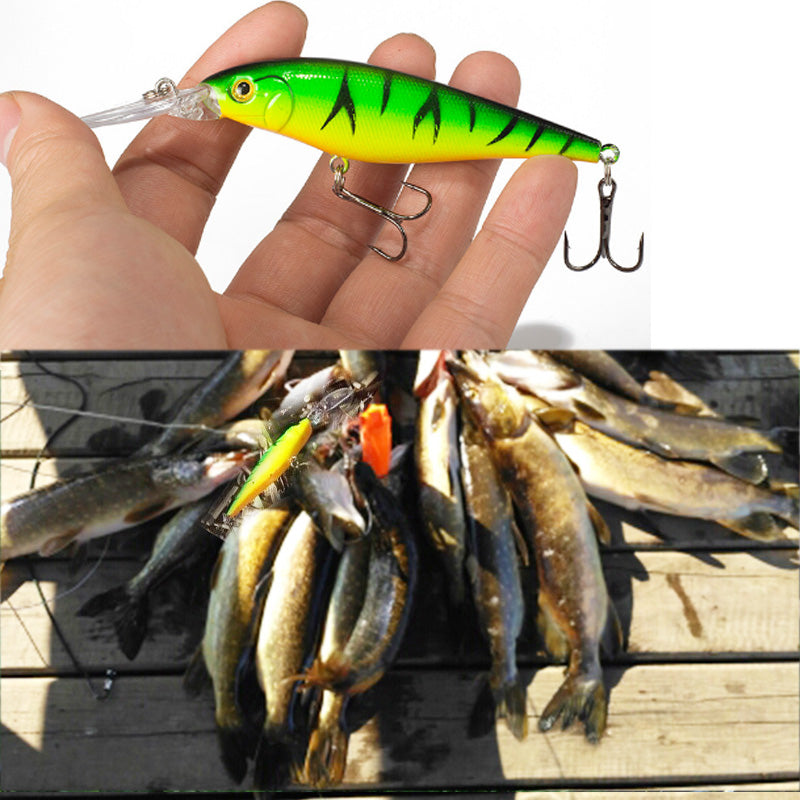 SEALURER Fishing lure 1pcs Pike Bait Minnow 11cm 10.5g Jerkbait Deep Swim Wobblers Crankbait