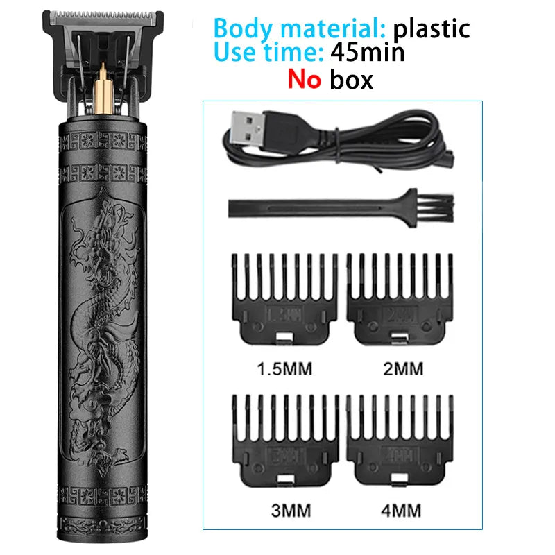 Men's Shaver Trimmer for men Beard Haircut Machine USB Dragon