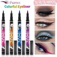 Black Liquid Eyeliner Waterproof Eyeliner Pencil 36H Long-Lasting Liquid Eye Liner Pen Quick-Dry No Blooming Cosmetics Tool