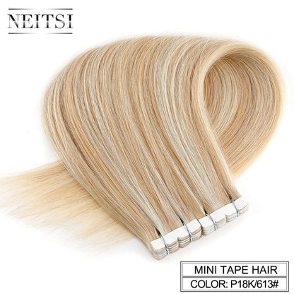 Neitsi Mini Tape In Non-Remy Human Hair Extension