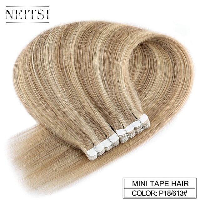 Neitsi Mini Tape In Non-Remy Human Hair Extension