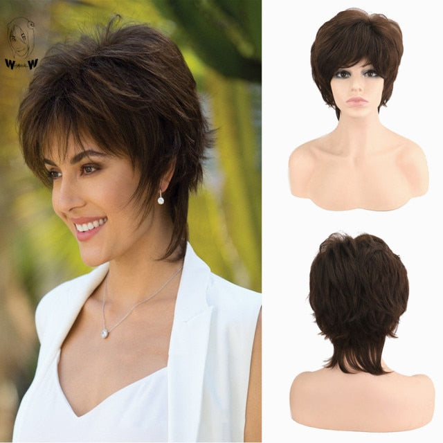 Short Wigs Natural Hair Wig