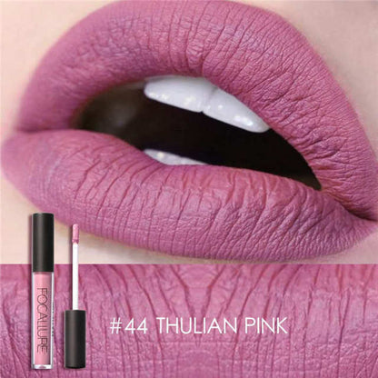 FOCALLURE Matte Liquid Lipstick Waterproof Moisturizer Smooth Lip Stick Long-lasting Lip Tint Cosmetic Lip Makeup