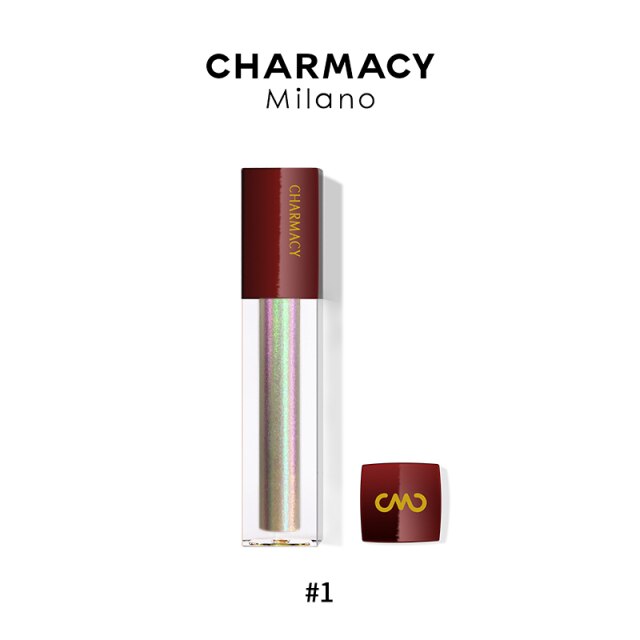 CHARMACY Chameleon Lipgloss Glitter Lip Plump Shiny Shimmer Lip Sparkle Duochrome Lip Tint Moisturizing Gloss Lipstick Makeup